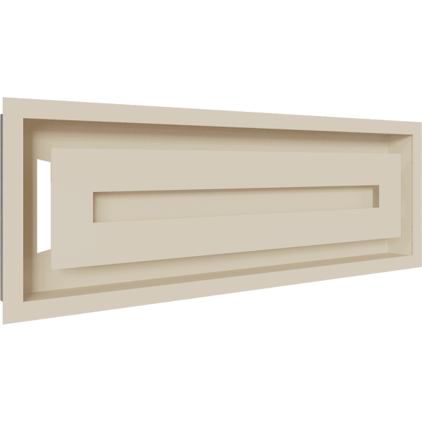 Kratka wentylacyjna kominkowa WIND 17x49 kremowa