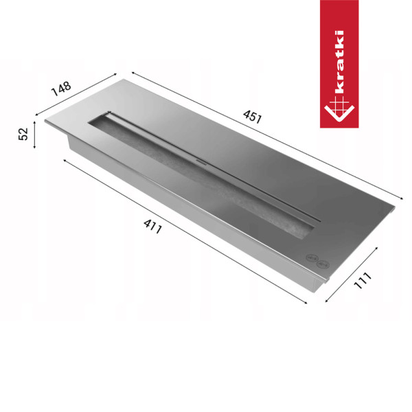 Biopojemnik do biokominka TÜV 0,75 l