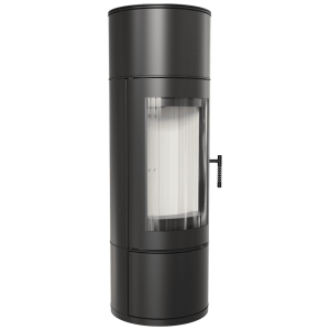 Piec stalowy KRATKI ANTARES 10kW Ø 150 z domykaniem