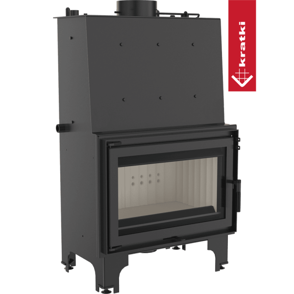 Kominek z płaszczem wodnym KRATKI AQUARIO O 16 kW Ø 200