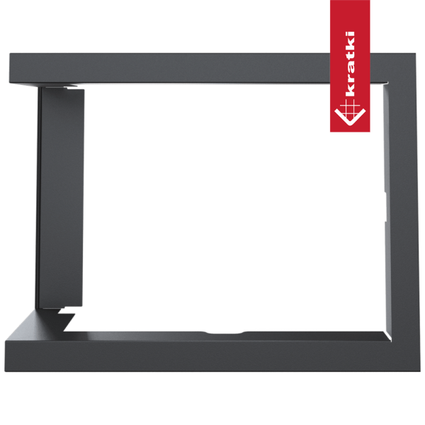 Ramka stalowa 90° LUCY/12/L/BS i SLIM