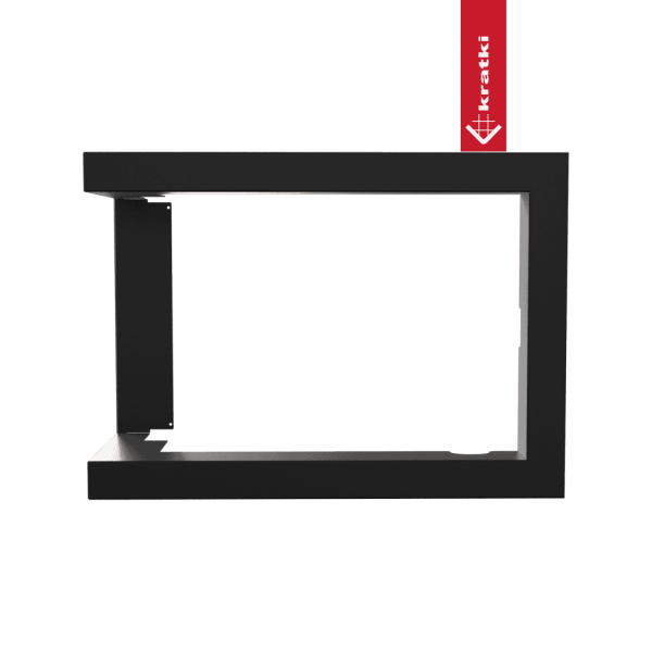 Ramka stalowa do kominka stalowego SIMPLE 6 kW lewy