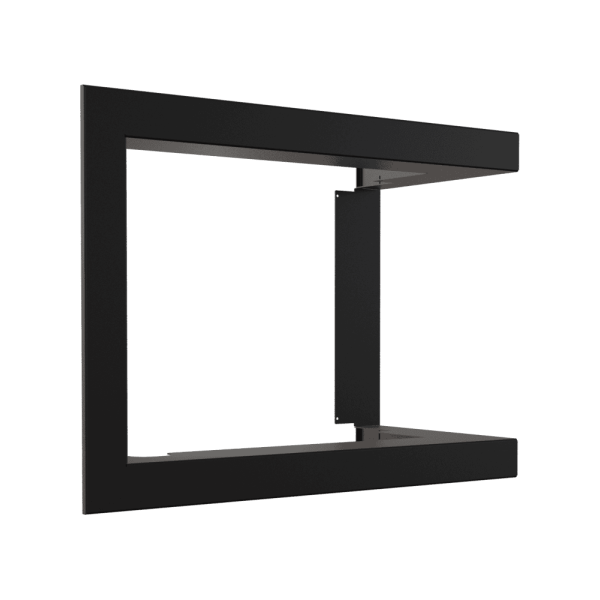 Ramka stalowa do kominka stalowego SIMPLE 6 kW prawy