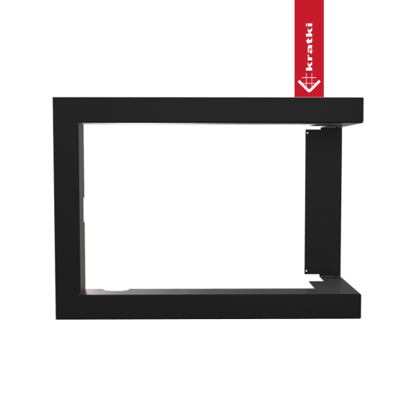 Ramka stalowa do kominka stalowego SIMPLE 6 kW prawy