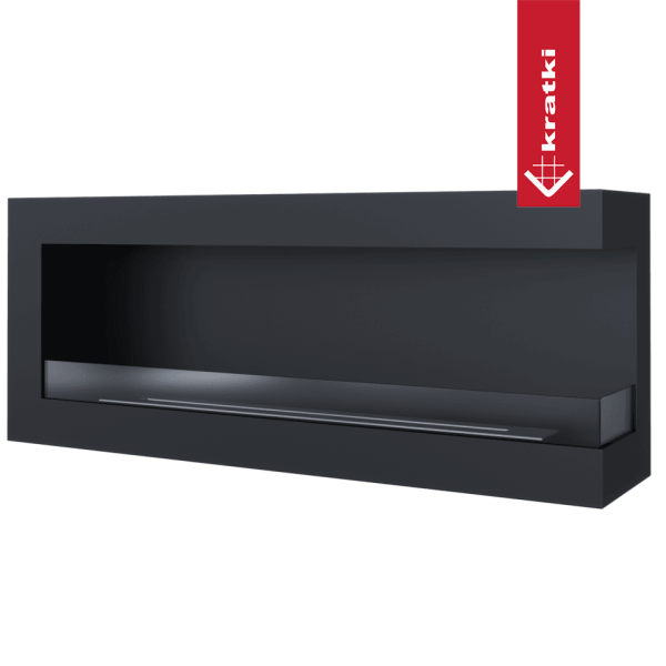 Biokominek DELTA 1200 prawy TÜV zestaw