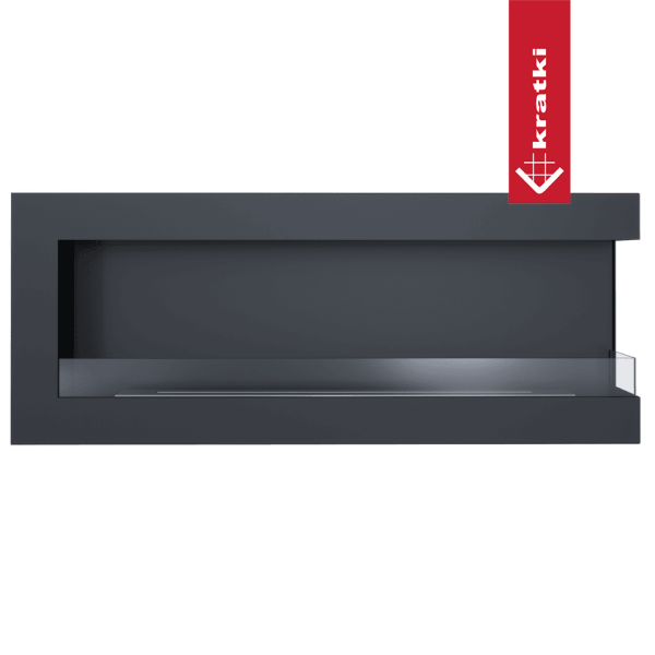Biokominek DELTA 1200 prawy TÜV zestaw