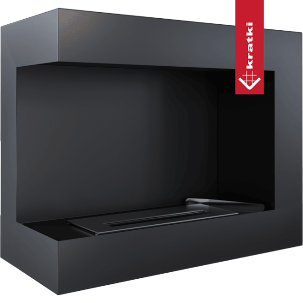 Biokominek DELTA 600 TÜV lewy zestaw mix