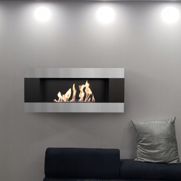 Biokominek wiszący DELTA2 HORIZONTAL certyfikat TÜV