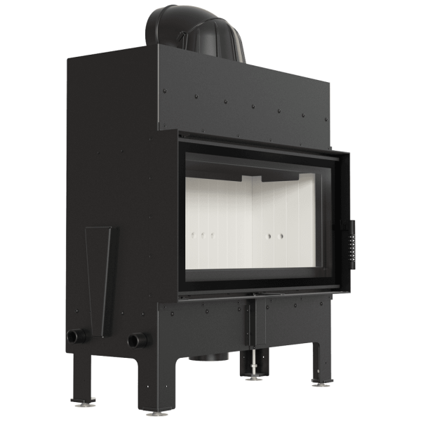 Kominek powietrzny stalowy KRATKI FLOKI L 12 kW Ø 200