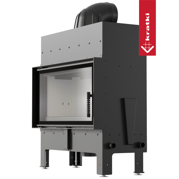 Kominek powietrzny stalowy KRATKI FLOKI L 12 kW Ø 200