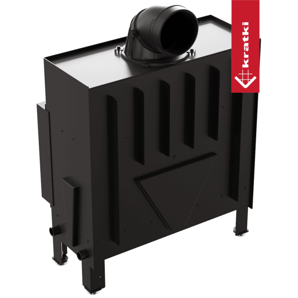 Kominek powietrzny stalowy KRATKI FLOKI L 12 kW Ø 200