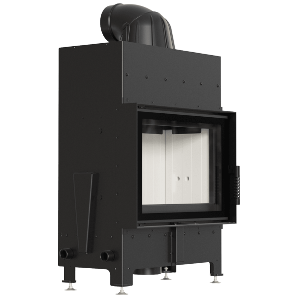 Kominek powietrzny stalowy KRATKI FLOKI S 8 kW Ø 160
