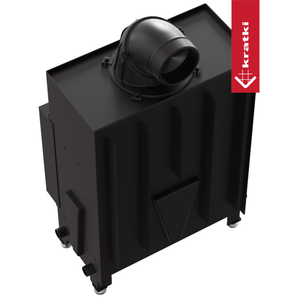 Kominek powietrzny stalowy KRATKI FLOKI S 8 kW Ø 160