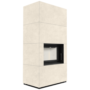 Kominek modułowy KRATKI FLOKI BOX 8 kW Ø 160 zabudowa ze spieku FOKOS TALCO