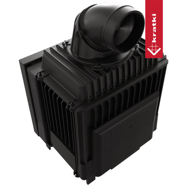 Kominek powietrzny żeliwny KRATKI FRANEK DECO 10 KW Ø 180