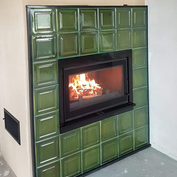 Kominek powietrzny żeliwny KRATKI FRANEK 14 kW Ø 200