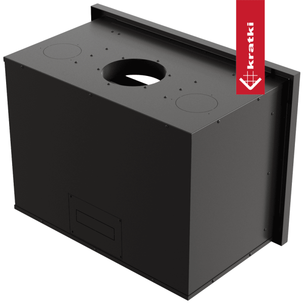 Kaseta kominkowa KRATKI ARKE 80 12 kW Ø 200