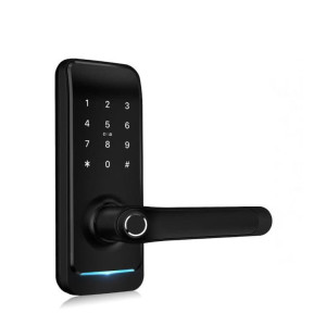 Klamka elektroniczna, zamek biometryczny TTLOCK H15B, Wi-Fi, bluetooth, czarny