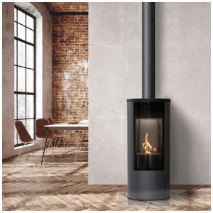 Piec staowy na gaz propan koza KRATKI AB ENYO Ø 100/150 4,2 kW
