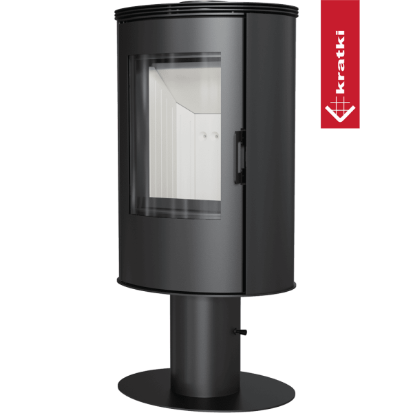 Piec stalowy koza na nodze KRATKI AB S/N/DR Ø 150 8 kW