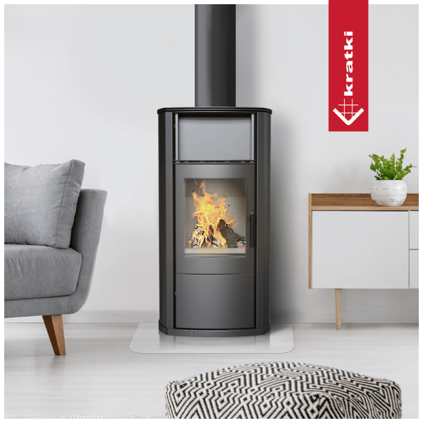 Piec stalowy koza KRATKI EPSILON Ø 150 8 kW