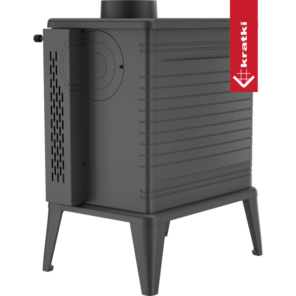 Piec żeliwny koza KRATKI K10 ASDP Ø 150 10 kW