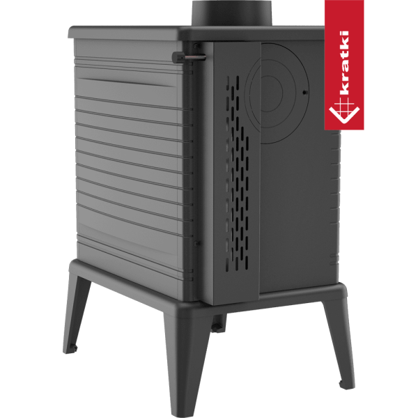 Piec żeliwny koza KRATKI K10 ASDP Ø 150 10 kW