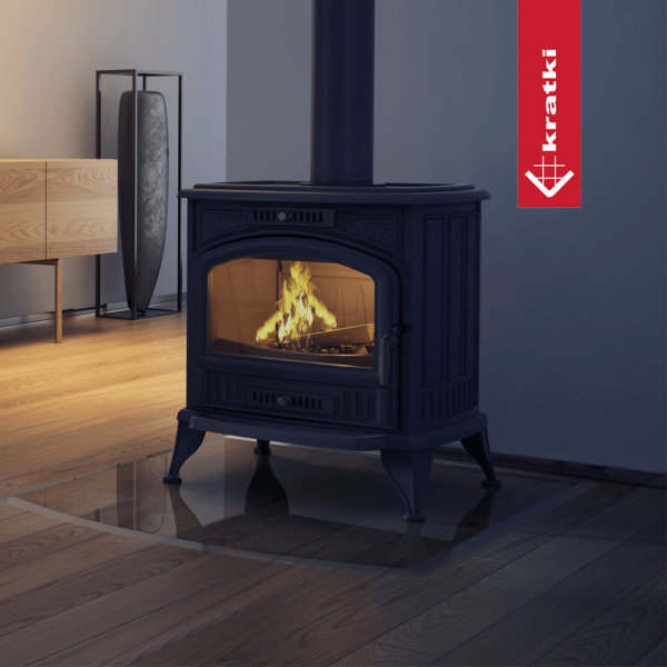 Piec żeliwny koza KRATKI K6 Ø 150 8 kW