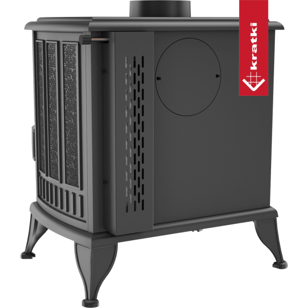 Piec żeliwny koza KRATKI K6 ASDP Ø 150 8 kW