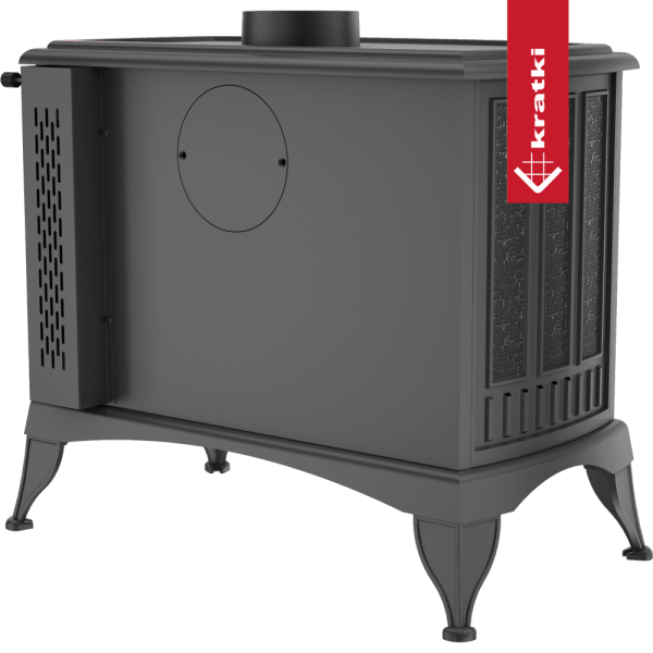 Piec żeliwny koza KRATKI K9 ASDP Ø 150 10 kW