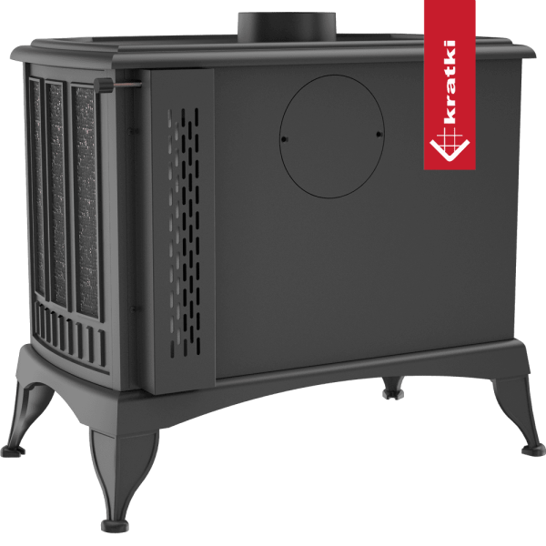Piec żeliwny koza KRATKI K9 ASDP Ø 150 10 kW