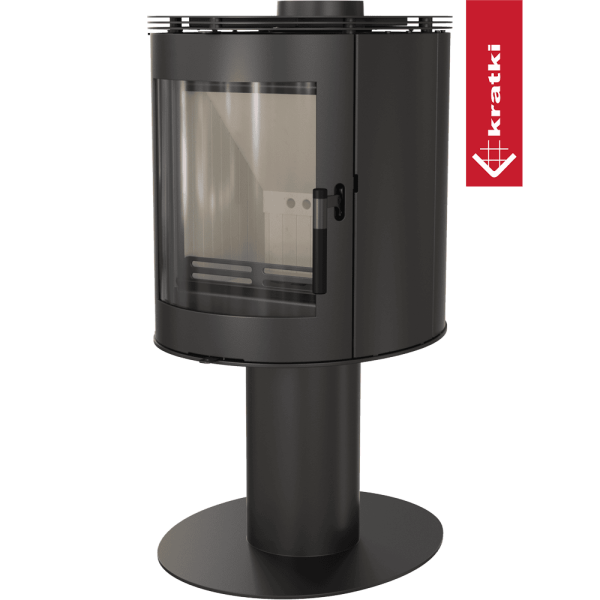 Piec stalowy koza KRATKI ORBIT Ø 150 7 kW