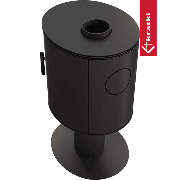 Piec stalowy koza KRATKI ORBIT Ø 150 7 kW