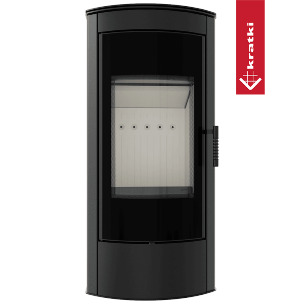 Piec stalowy koza KRATKI TITAN Panorama Ø 150 11 kW