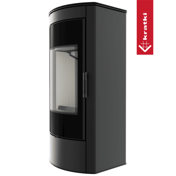 Piec stalowy koza KRATKI TITAN Panorama Ø 150 11 kW