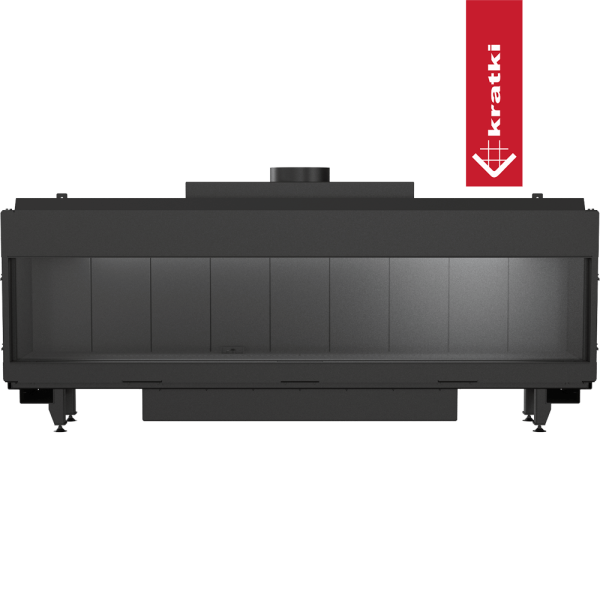 Kominek KRATKI LEO 200 gaz ziemny ∅ 130/200 14 kW