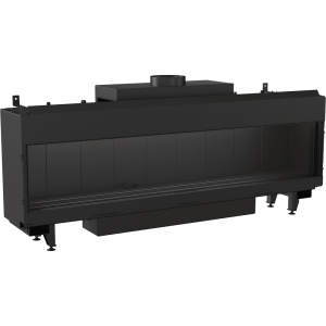 Kominek gazowy KRATKI LEO 200 frontowy propan ∅ 130/200 12,5 kW magic glass
