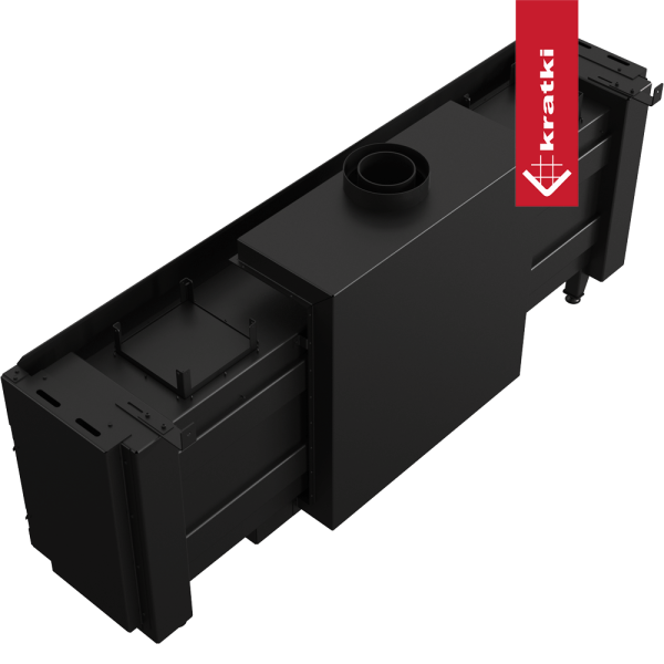 Kominek gazowy KRATKI LEO 200 frontowy propan ∅ 100/150 4,1 kW