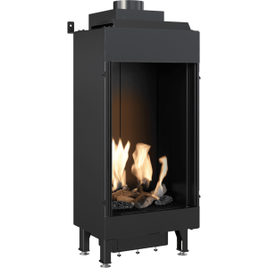 Kominek gazowy KRATKI LEO 68 frontowy gaz ziemny ∅ 100/150 4,1 kW