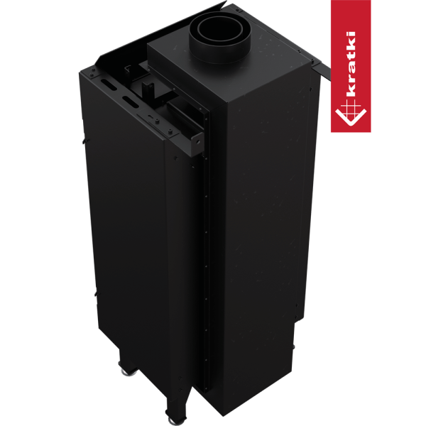 Kominek gazowy KRATKI LEO 68 frontowy gaz ziemny (NG) ∅ 100/150 3,8 kW