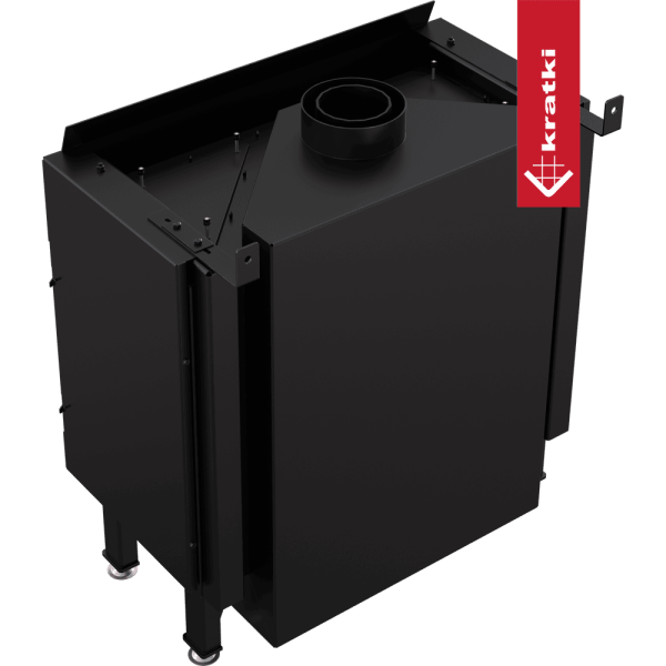 Kominek gazowy KRATKI LEO 70 frontowy gaz ziemny (NG) ∅ 100/150 4,8 kW