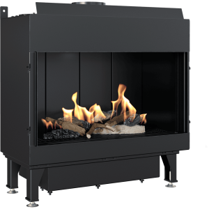 Kominek gazowy KRATKI LEO 70 frontowy gaz ziemny ∅ 100/150 4,8 kW manualny