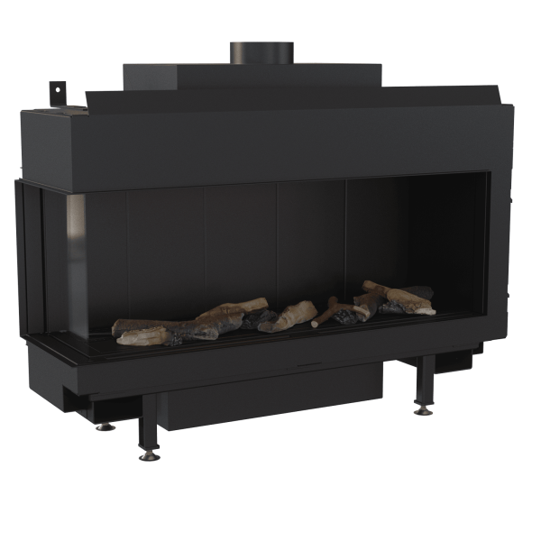Kominek gazowy KRATKI LEO 100 lewy gaz ziemny (NG) ∅ 100/150 8,3 kW
