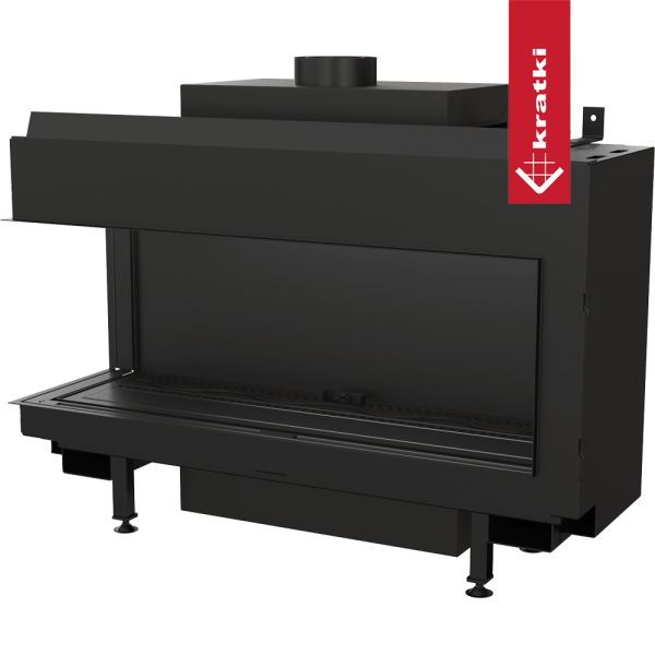 Kominek gazowy KRATKI LEO 100 lewy propan butan ∅ 100/150 9,5 kW