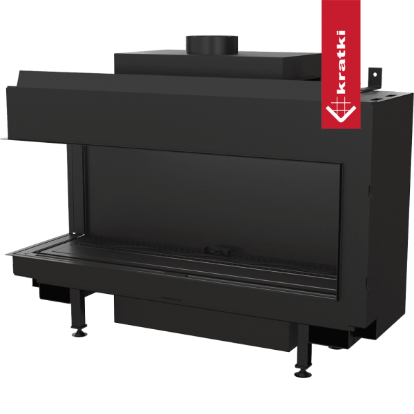 Kominek gazowy KRATKI LEO 100 lewy propan butan ∅ 100/150 9,5 kW
