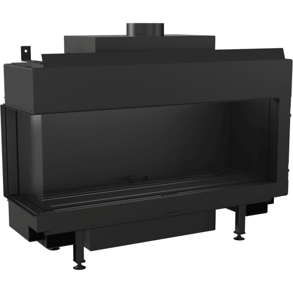 Kominek gazowy KRATKI LEO 100 lewy propan ∅ 100/150 8,2 kW