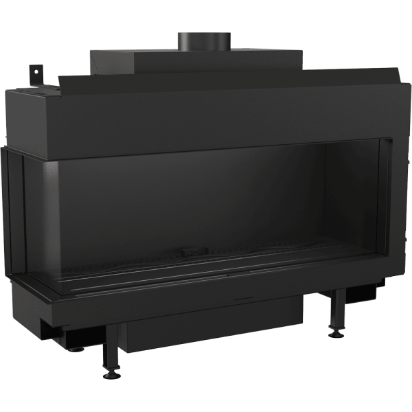 Kominek gazowy KRATKI LEO 100 lewy propan ∅ 100/150 8,2 kW