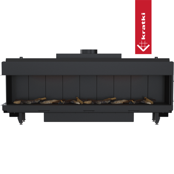 Kominek gazowy KRATKI LEO 200 lewy gaz ziemny (NG) ∅ 130/200 15 kW