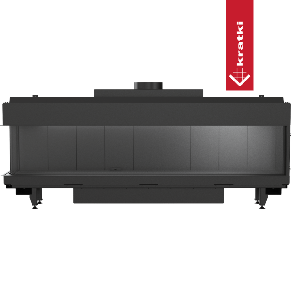 Kominek gazowy KRATKI LEO 200 lewy propan ∅ 130/200 12,5 kW