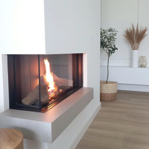 Kominek gazowy KRATKI LEO 70 lewy gaz ziemny (NG) ∅ 100/150 6,8 kW